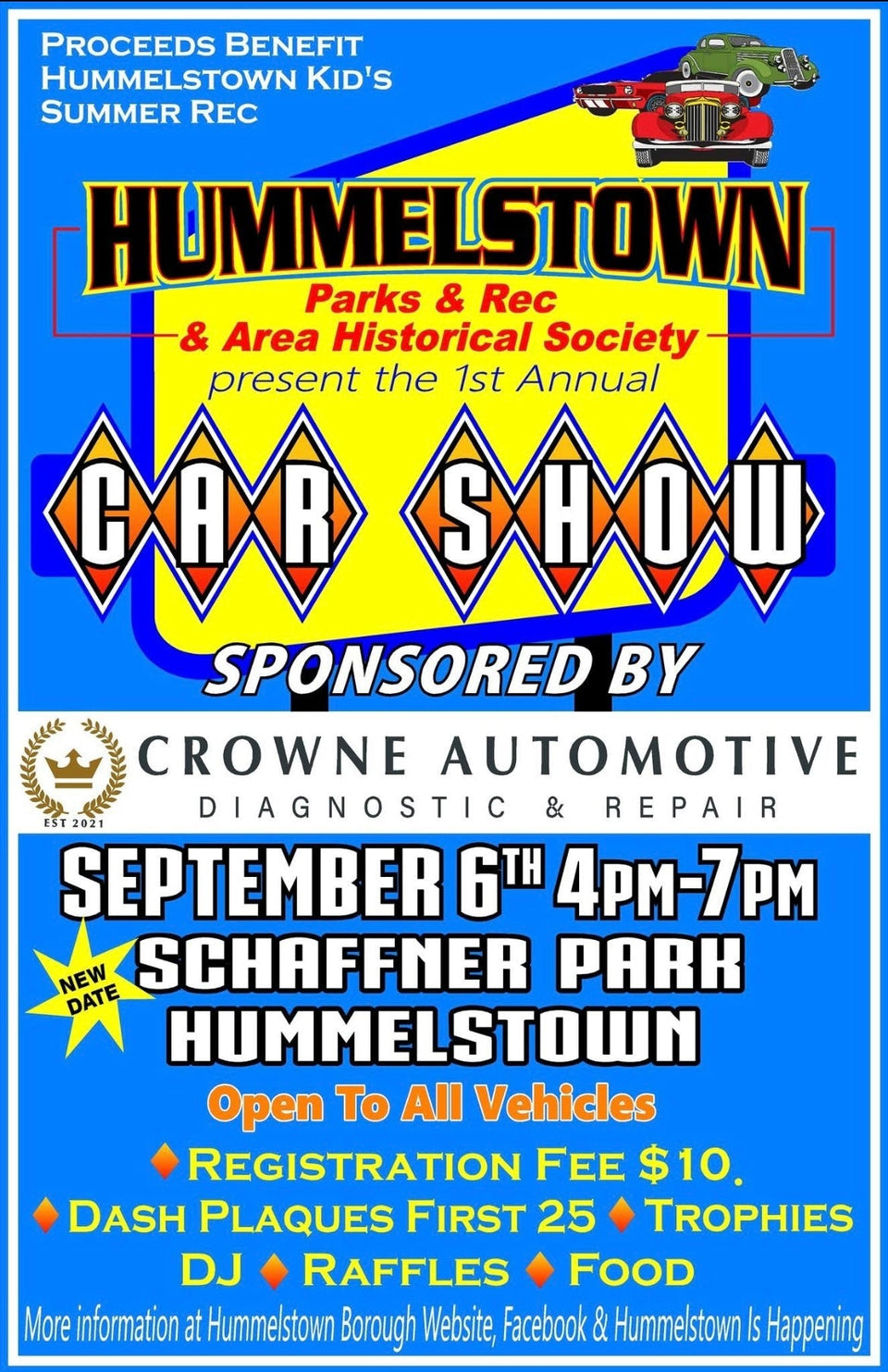 Hummelstown's 1st Annual Car Show 2025