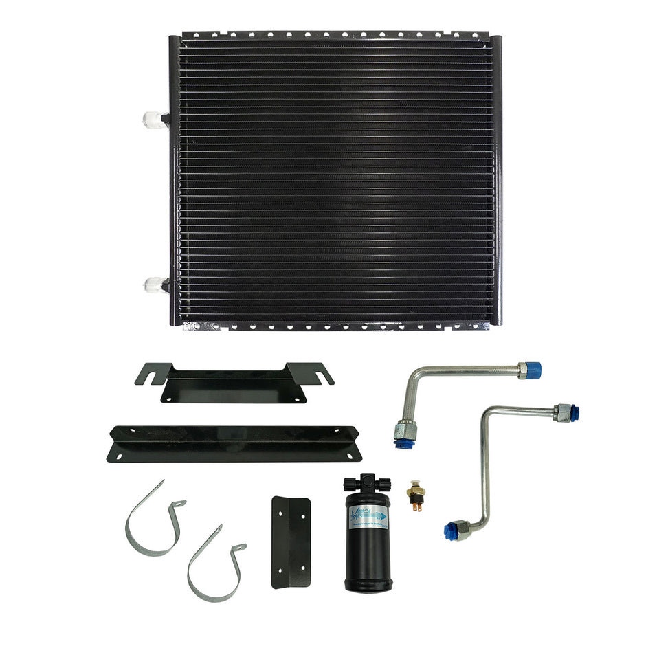 1966-77 Bronco with 6-Cylinder Core Support SureFit® Condenser Kit with Drier