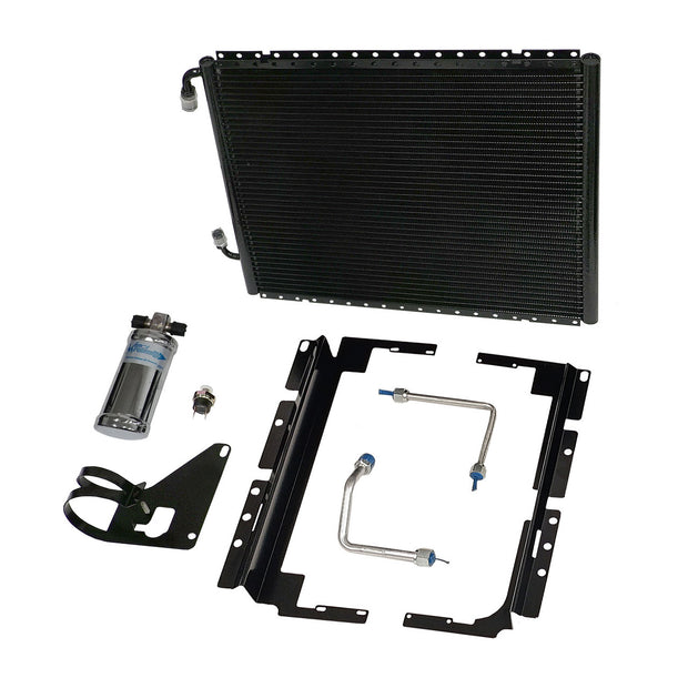 1955-57 Chevrolet Full-Size SureFit® Condenser Kit with Chrome Drier, V8 Position