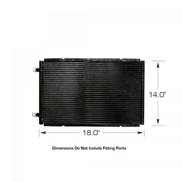 Horizontal SuperFlow® Condenser with Brackets, 14 IN. Tall x 18 IN. Wide x .83 IN. Thick