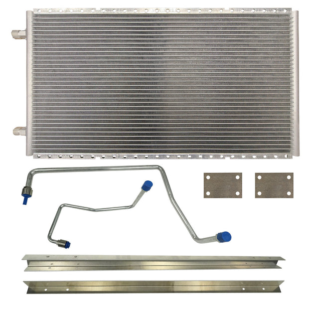 1955-57 Chevrolet Full-Size Condenser Kit For Cross Flow Radiator