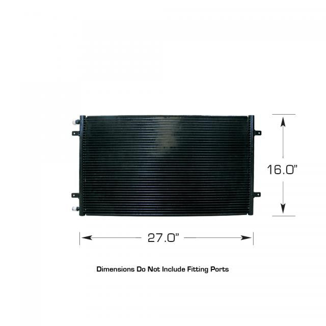 Monster SuperFlow® Condenser with Straight Outlets, 16 IN. Tall x 27 IN. Wide x 1 IN. Thick