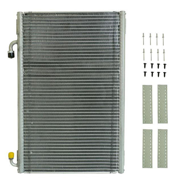 32 Ford Vertical SuperFlow® Unpainted Condenser with Brackets