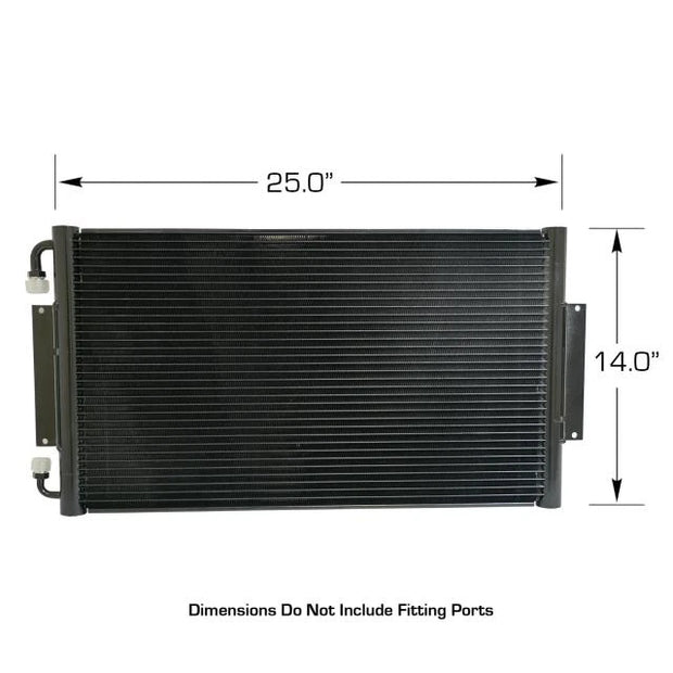 Horizontal SuperFlow® Condenser with Brackets, 14 IN. Tall x 25 IN. Wide x 1 IN. Thick