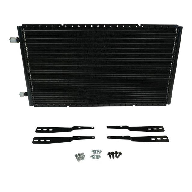 Horizontal SuperFlow® Black Painted Condenser with Brackets, 14 IN. Tall x 25.5 IN. Wide x .83 IN. Thick