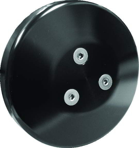 Black anodized clutch cover  model 709 compressor  V-groove and multi-groove