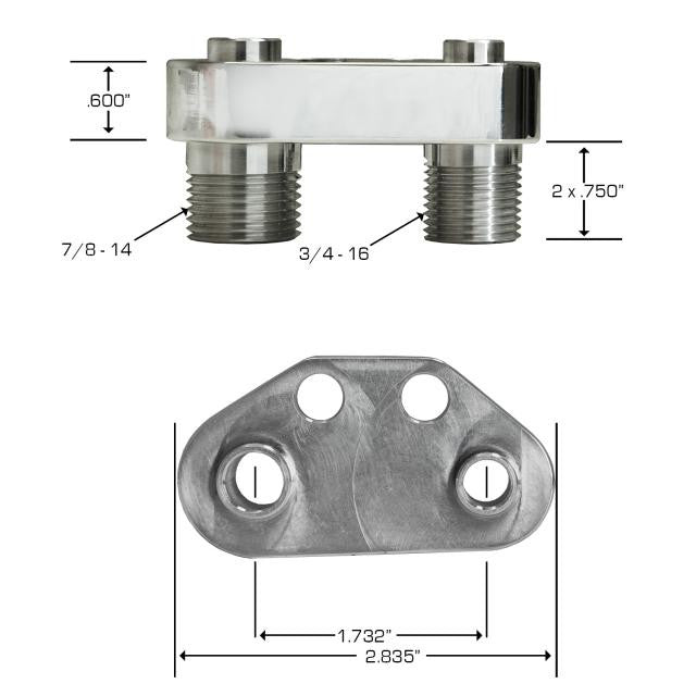 7B10 Polished Compressor Block Kit