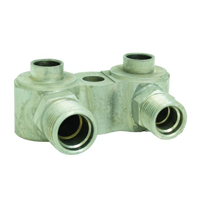 GM Vertical Compressor Rear Adapter Block Flat Face