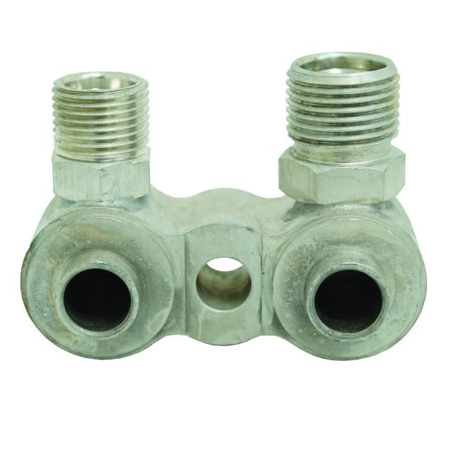 GM Vertical Compressor Rear Adapter Block Flat Face