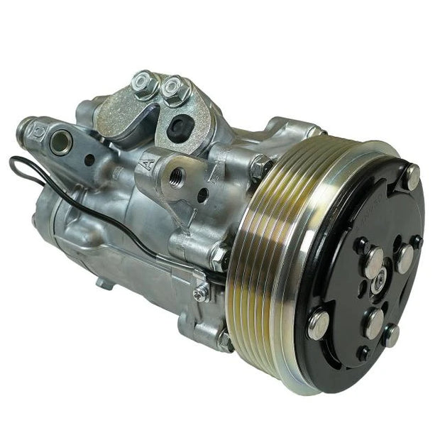 7B10 Compressor 6-Groove Serpentine Pulley with Standard Finish
