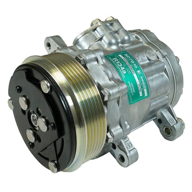 7B10 Compressor 6-Groove Serpentine Pulley with Standard Finish