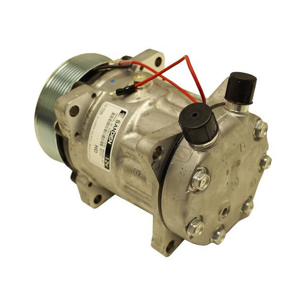709 Compressor with 8-Groove Serpentine Pulley and Standard Finish