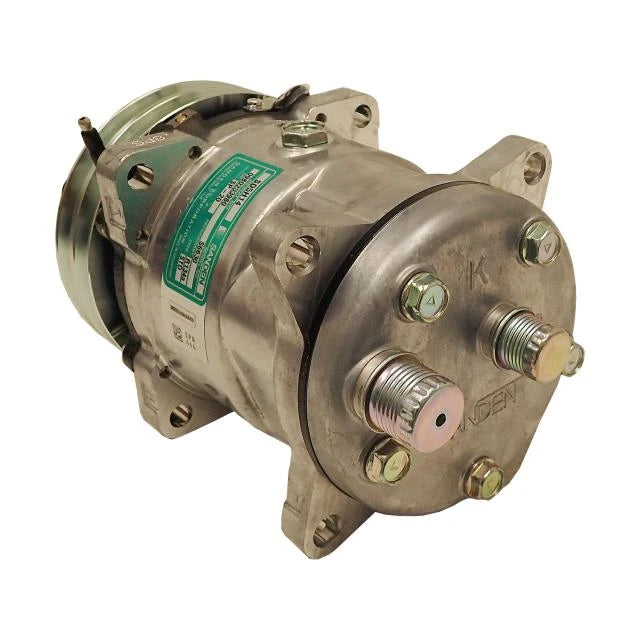 508 Rear Exit Compressor with Double V-Groove Pulley and Standard Finish