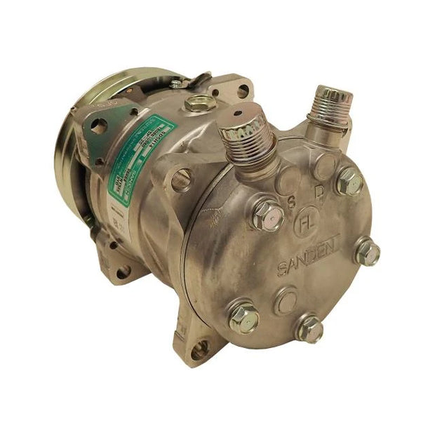 508 Compressor with Double V-Groove Pulley and Standard Finish