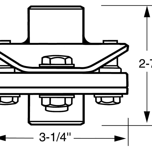 Borgeson - OEM Style Rag Joint - P/N: 054949 - OEM Rag joint style flexible steering coupler. Fits 3/4 in. Double-D X 3/4 in. Double-D.