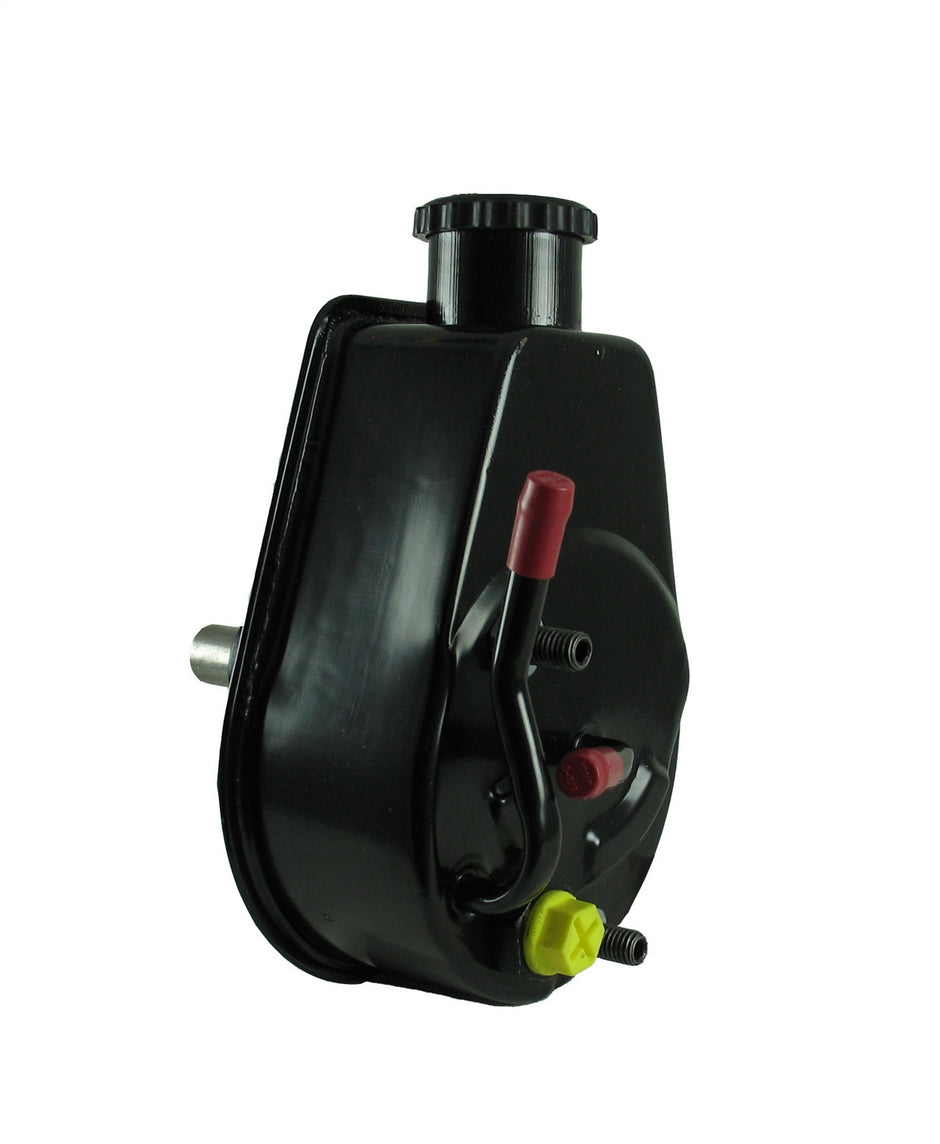 Borgeson - Power Steering Pump - P/N: 800323 - P/S Pump for Hydro-Boost brake applications.  This Hi-Flow power steering pump has two return fittings and has had the pressure and flow optimized for hydro-boost brake applications. Ships with adapter to fit