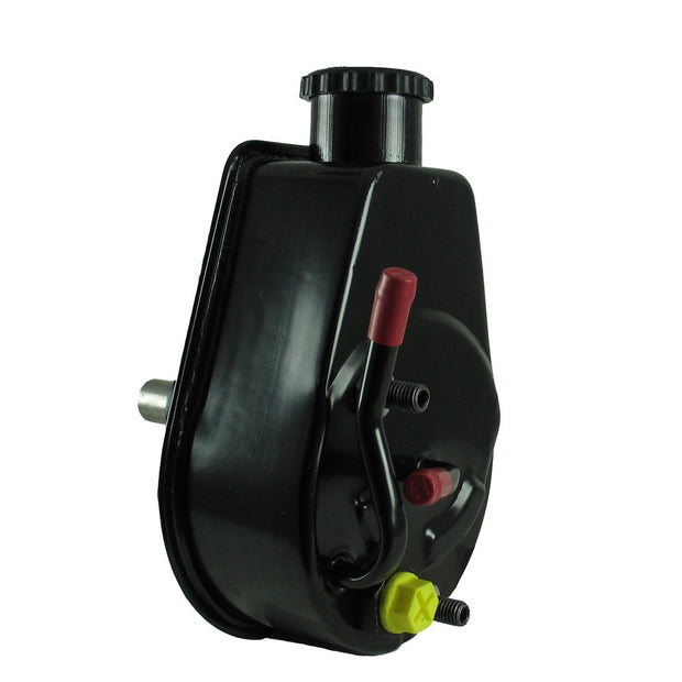 Borgeson - Power Steering Pump - P/N: 800323 - P/S Pump for Hydro-Boost brake applications.  This Hi-Flow power steering pump has two return fittings and has had the pressure and flow optimized for hydro-boost brake applications. Ships with adapter to fit