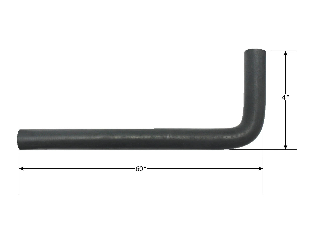 Molded Heater Hose 90 degree hose 5/8 Inch - 4 Inches x 60 Inches long