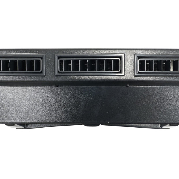 Mini Slimline Under Dash System - Heat and Cool with Black Louvers