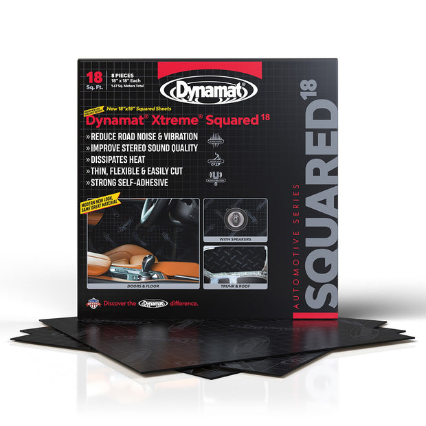 Dynamat Xtreme Sound Deadening Car Insulation Squared 18 Pack