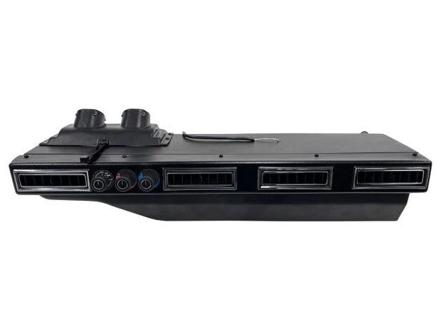 Slimline Heat/Cool/Defrost Under Dash Evaporator with Chrome Trim Louvers