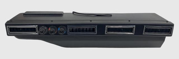 Slimline Heat/Cool Under Dash Evaporator with Chrome Trim Louvers