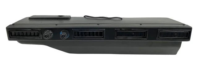 Slimline Cool Only Under Dash Evaporator with Black Louvers