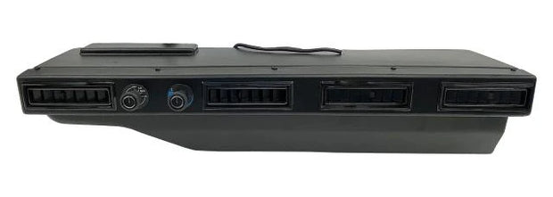 Slimline Cool Only Under Dash Evaporator with Black Louvers