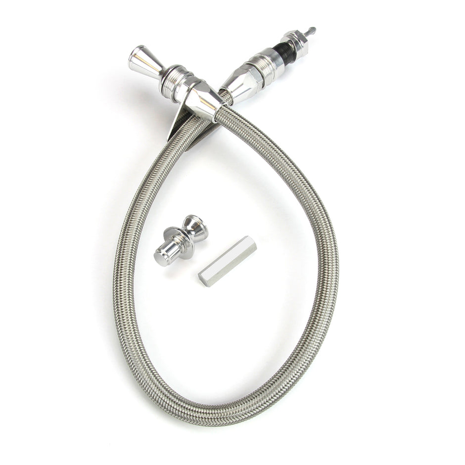 ANCHOR-TIGHT LOCKING FIREWALL MOUNT TRANS DIPSTICK FOR POWERGLIDE