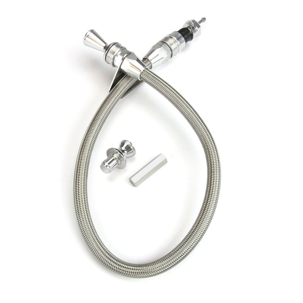 ANCHOR-TIGHT LOCKING FIREWALL MOUNT TRANS DIPSTICK FOR POWERGLIDE