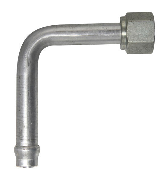 O-Ring Extended Bulkhead Heater Fittings For 5/8 Inch Hose - 90 Degree NO 10 Hose Fitting