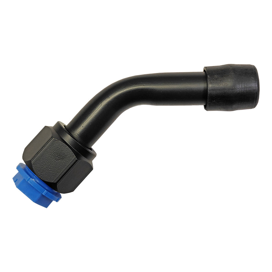 45-Degree O-Ring Black Heater Fitting for 5/8-Inch Hose