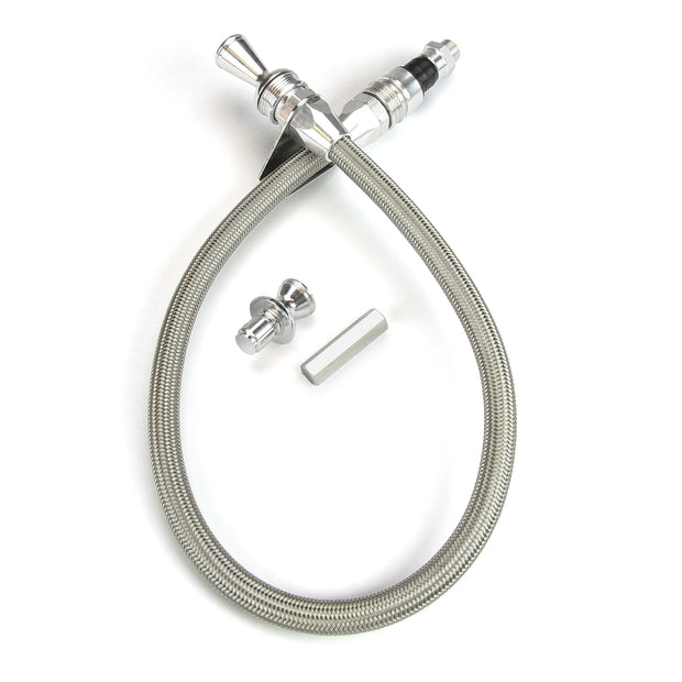 ANCHOR-TIGHT LOCKING FIREWALL MOUNT TRANS DIPSTICK FOR TH-350/400