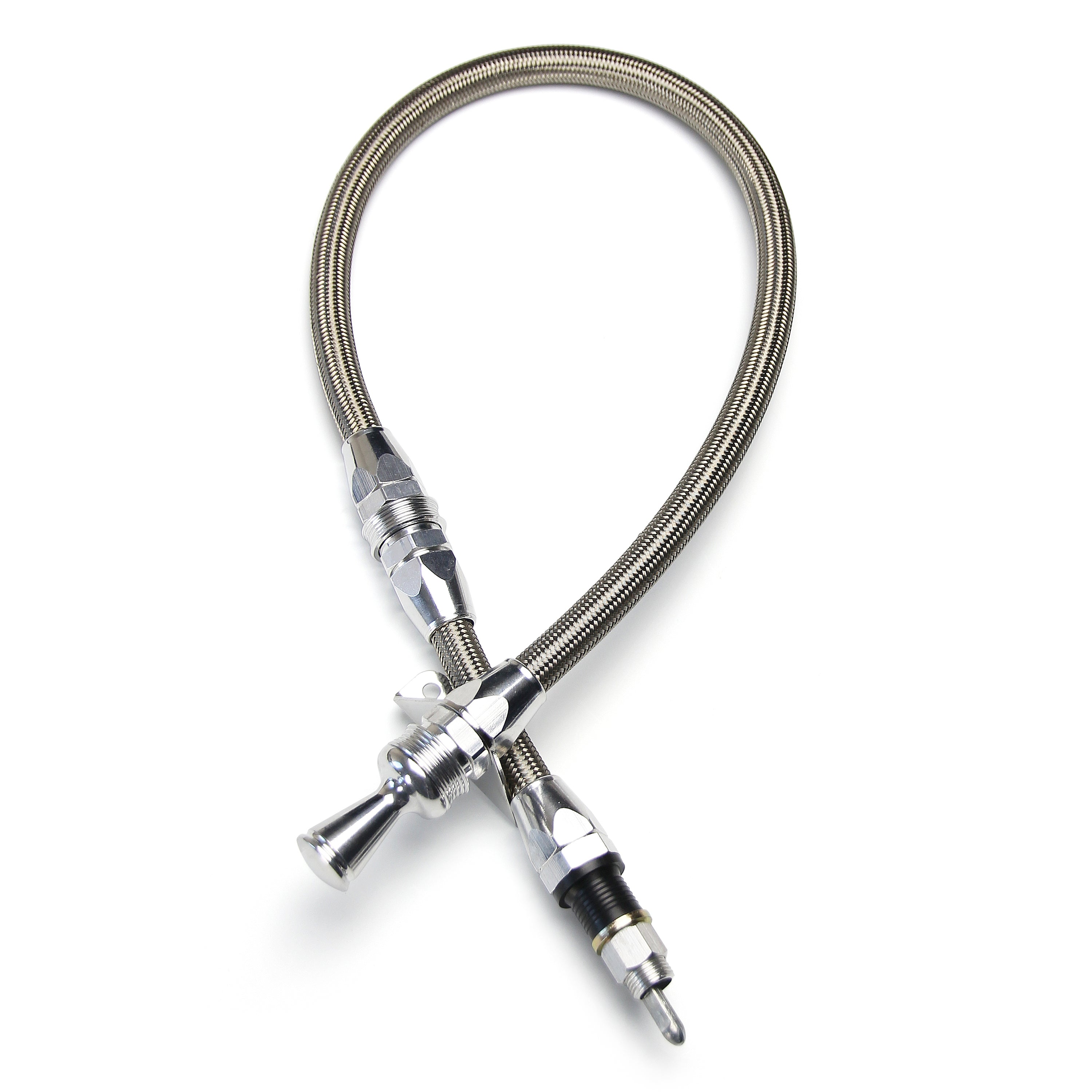 ANCHOR-TIGHT LOCKING FIREWALL MOUNT TRANS DIPSTICK FOR 4L80E