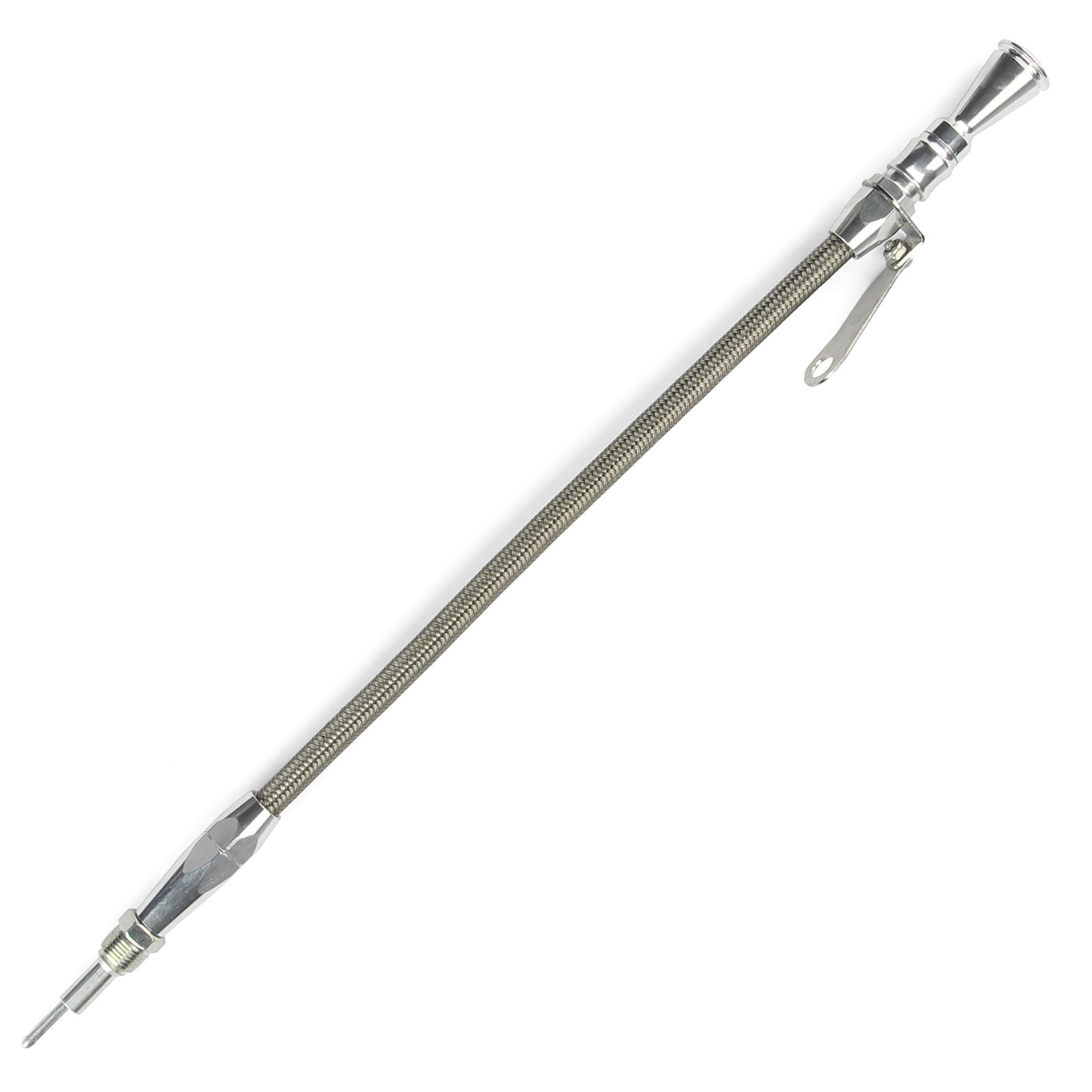 ANCHOR-TIGHT LOCKING STAINLESS ENGINE DIPSTICK FORD 351W SCREW INTO PAN 5/8