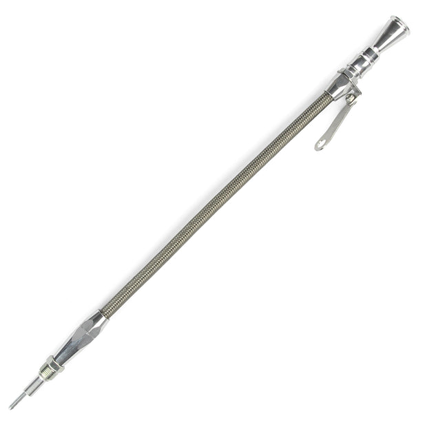 ANCHOR-TIGHT LOCKING STAINLESS ENGINE DIPSTICK FORD 351W SCREW INTO PAN 5/8"-18