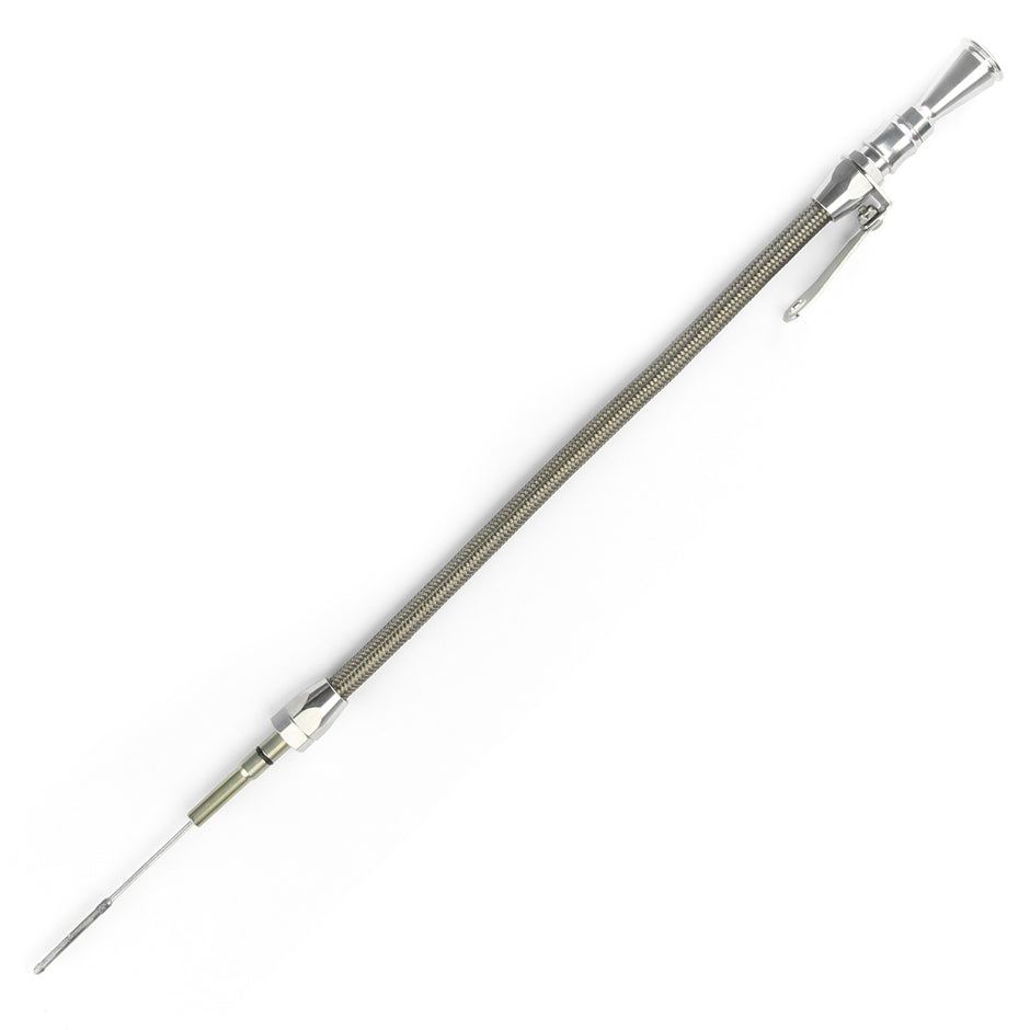 ANCHOR-TIGHT LOCKING STAINLESS ENGINE DIPSTICK 1997 & LATER GM LS1 CAR PUSH INTO BLOCK PASSENGER'S SIDE