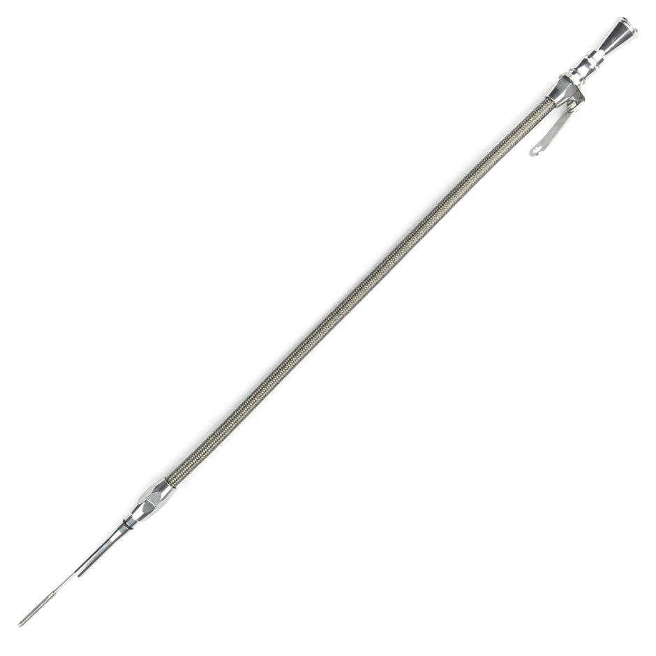 ANCHOR-TIGHT LOCKING STAINLESS ENGINE DIPSTICK 1994 & LATER FORD 4.6 MODULAR, 2 VALVE PUSH INTO BLOCK PASSENGER' SIDE