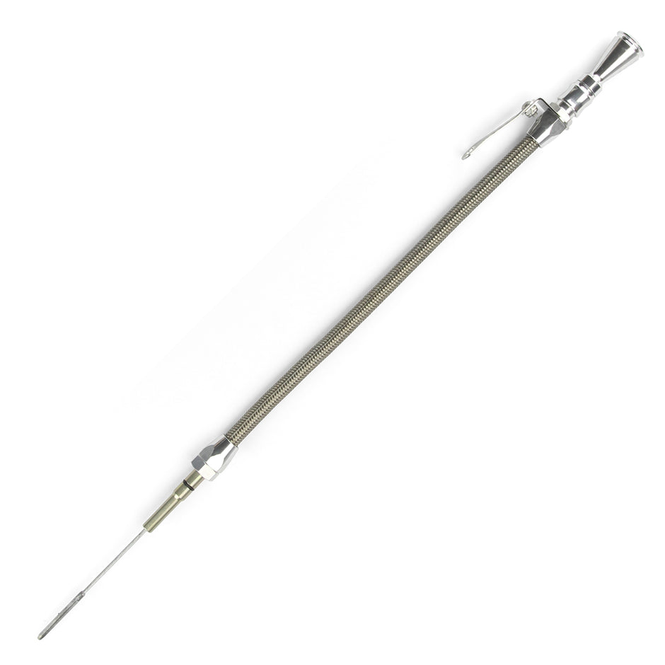 ANCHOR-TIGHT LOCKING STAINLESS ENGINE DIPSTICK 1999 & LATER GM LS SERIES TRUCK PUSH INTO BLOCK PASSENGER'S SIDE