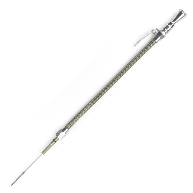 ANCHOR-TIGHT LOCKING STAINLESS ENGINE DIPSTICK 1999 & LATER GM LS SERIES TRUCK PUSH INTO BLOCK PASSENGER'S SIDE