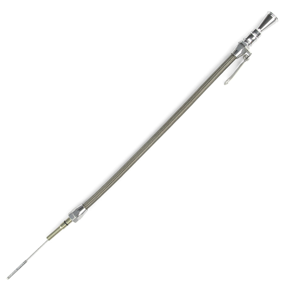 ANCHOR-TIGHT LOCKING STAINLESS ENGINE DIPSTICK 1997 & LATER GM LS SERIES CAR PUSH INTO BLOCK PASSENGER'S SIDE/DOUG THORLEY TRI-Y HEADERS