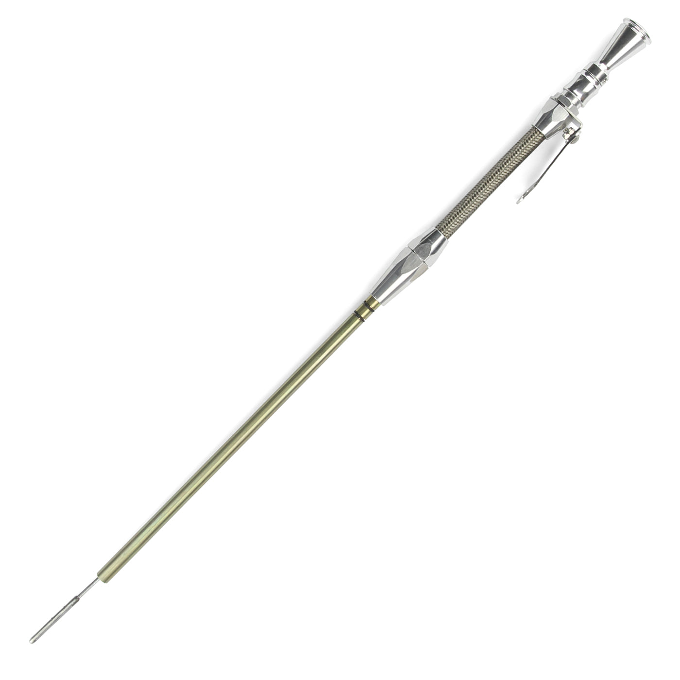 ANCHOR-TIGHT LOCKING STAINLESS ENGINE DIPSTICK 1969-74 (US), 1971-84 (AUS) FORD 351 CLEVELAND