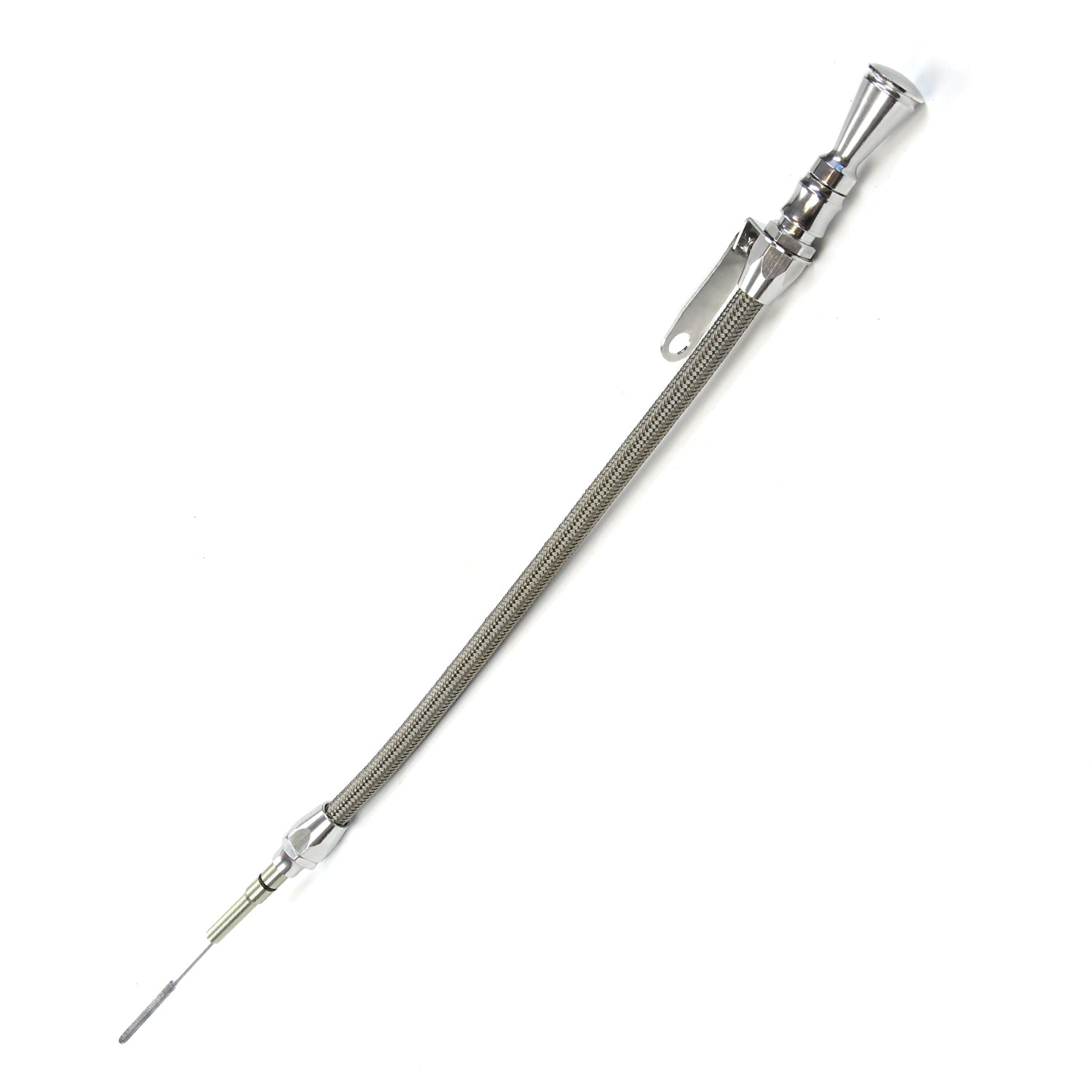DIPSTICK, ANCHOR TIGHT, LOCKING, ENGINE OIL, GEN 4 LS CORVETTE, PASS SIDE, BRITE