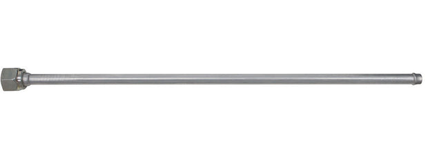 U-Bend Em Universal Aluminum Heater Line with NO 10 Female O-Ring and 5/8 IN. Heater Hose Barb - 24 IN Long
