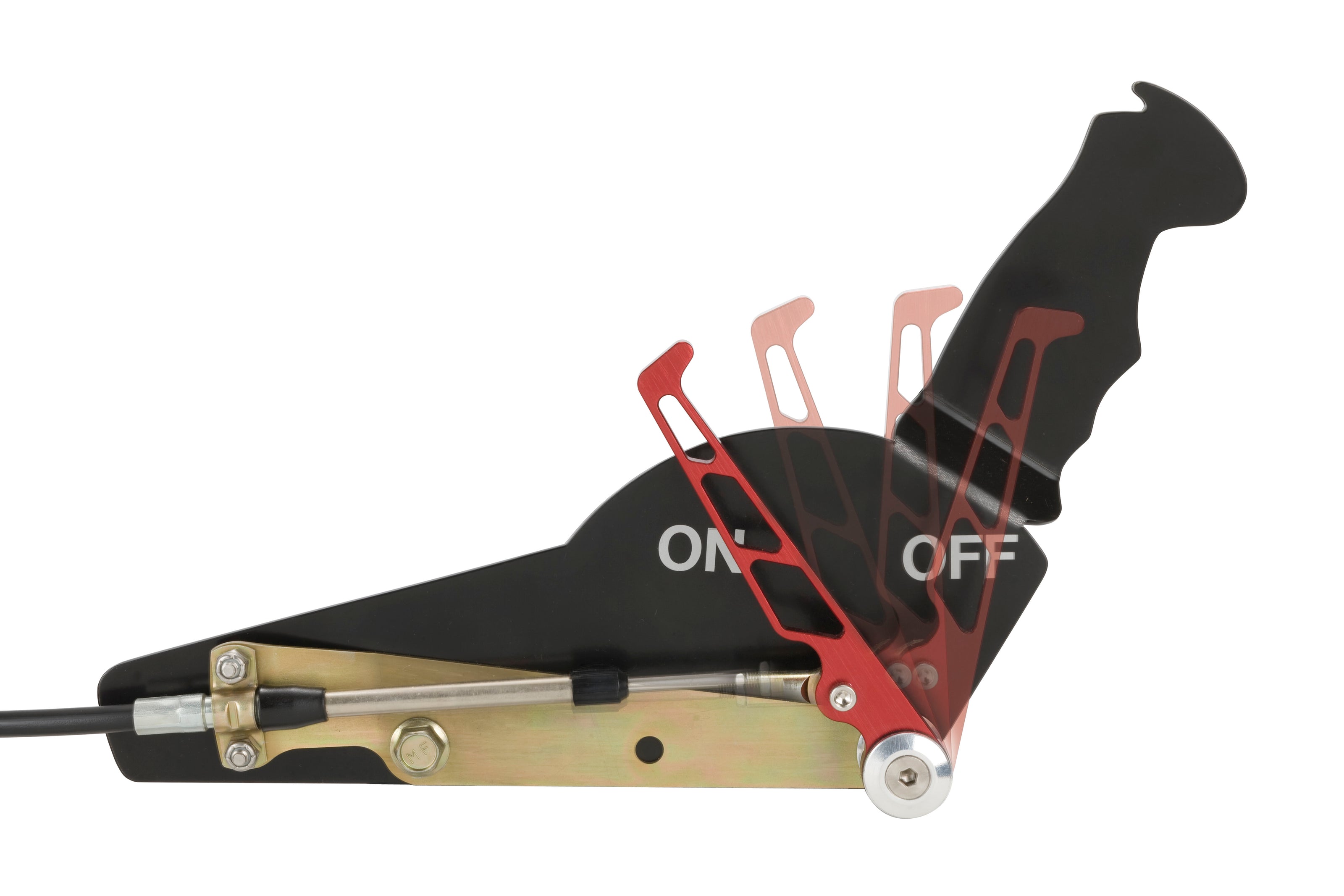 125 AMP SWITCH DIRECT MOUNT INTERIOR BATTERY DISCONNECT LEVER KIT FOR B&M PRO BANDIT, QUARTER PRO, PRECISION