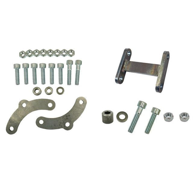 Sanden/R-4 Multi-Groove Conversion Bracket with Adapter Bracket for Tall Valve Covers