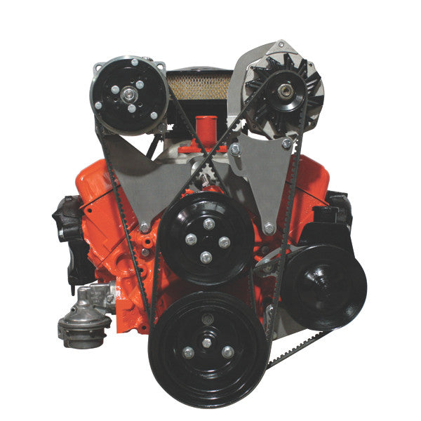 Steel-eez® Top-Mount Brackets Short Water Pump Compressor Only (passenger side)