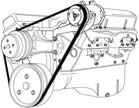 Steel-eez® Side-Mount Bracket Long Pump Compressor Only (driver side)