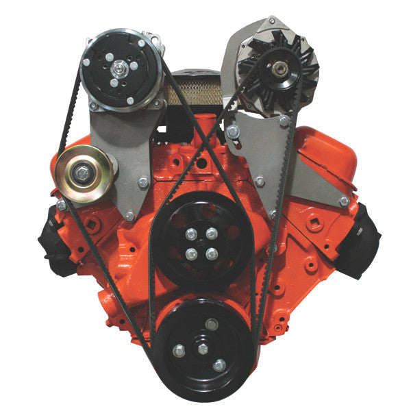 Big Block Chevy with Long Pump Top-Mount Bracket - Compressor Only passenger side
