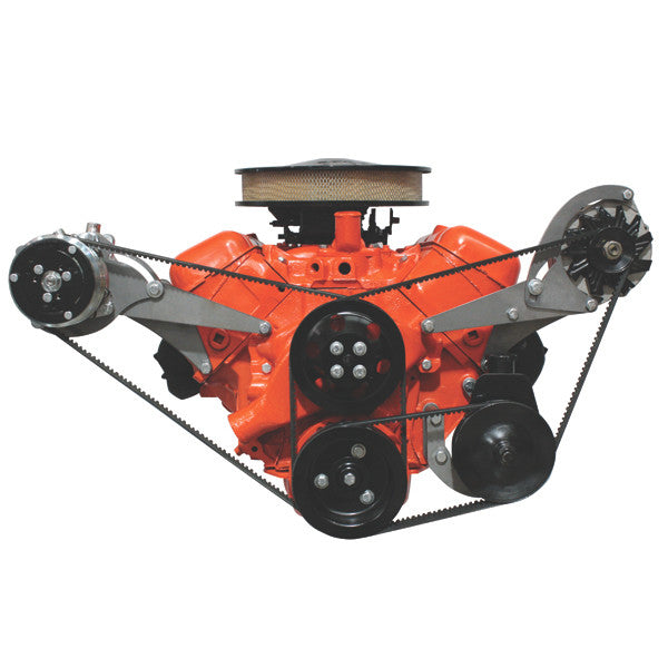 Big Block Chevy with Long Pump Side-Mount Brackets - Compressor Only passenger side